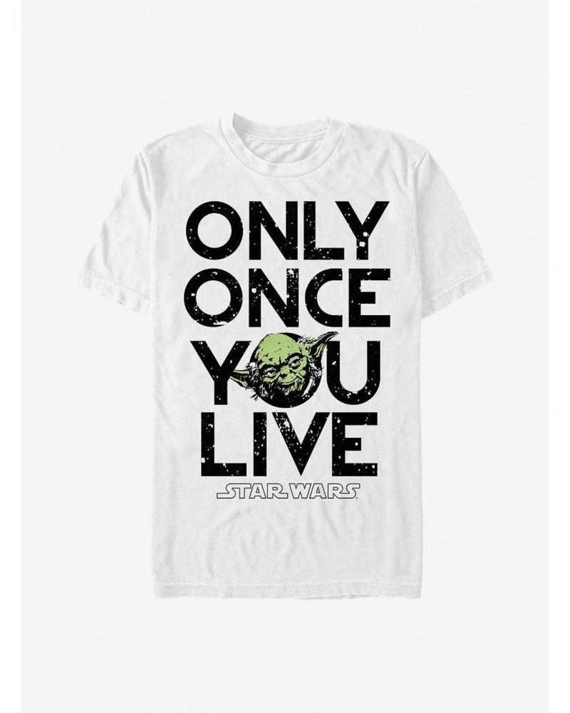 Star Wars Only Once You Live T-Shirt $4.81 T-Shirts