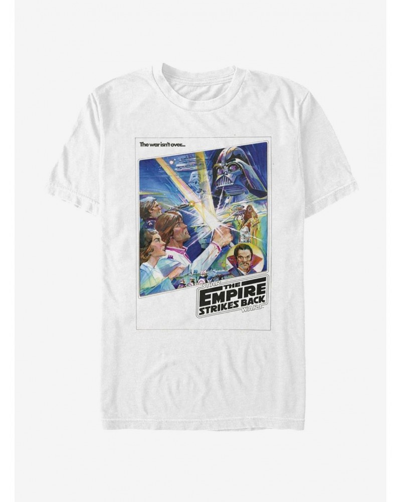 Star Wars Episode V The Empire Strikes Back The War Isn't Over Poster T-Shirt $5.59 T-Shirts