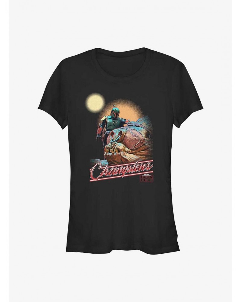 Star Wars The Book of Boba Fett Championship Breed Girls T-Shirt $7.77 T-Shirts