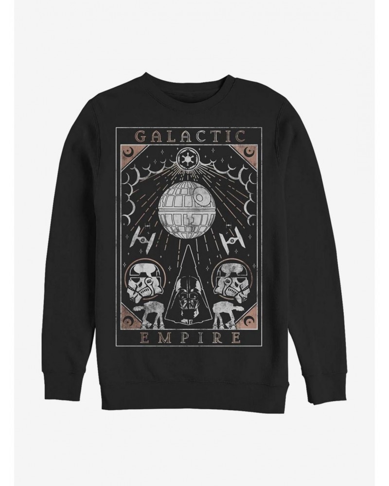 Star Wars Galactic Empire Tarot Crew Sweatshirt $12.10 Sweatshirts