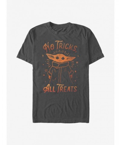 Star Wars The Mandalorian The Child All Treats T-Shirt $6.21 T-Shirts