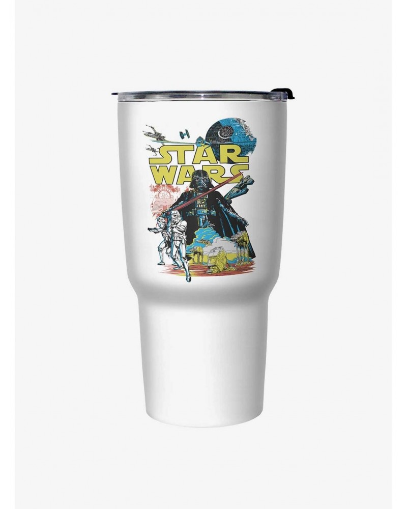 Star Wars Rebel Classic White Stainless Steel Travel Mug $10.05 Mugs