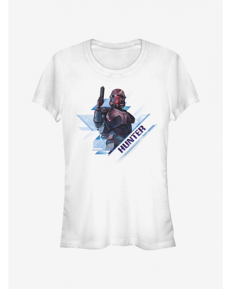 Star Wars The Clone Wars Hunter Angled Girls T-Shirt $6.80 T-Shirts