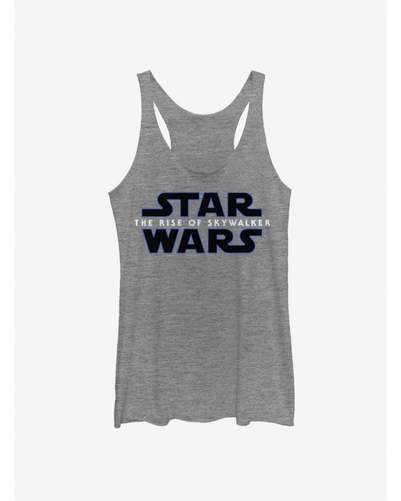 Star Wars Episode IX The Rise of Skywalker Logo Girls Tank $6.63 Tanks