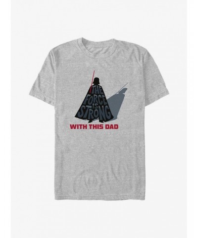 Star Wars Father's Day Vader Dad T-Shirt $6.68 T-Shirts