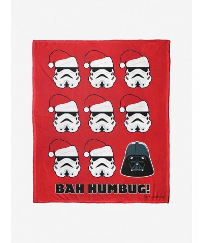 Star Wars Bah Humbug Throw Blanket $28.75 Blankets