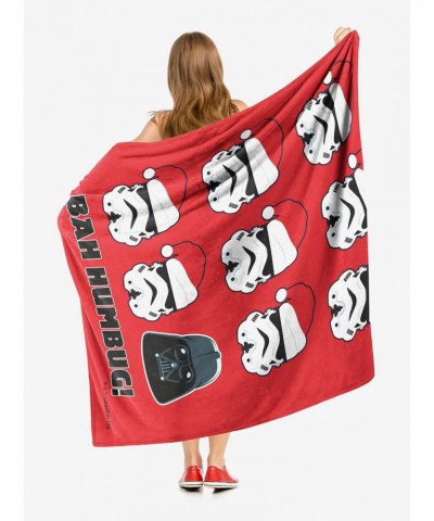 Star Wars Bah Humbug Throw Blanket $28.75 Blankets