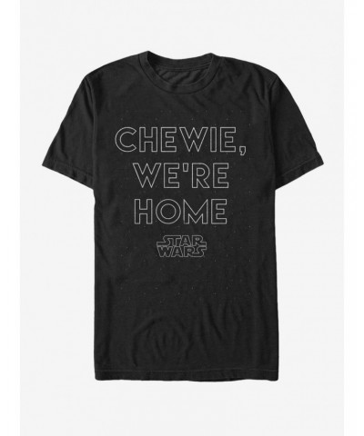 Star Wars Chewie We're Home T-Shirt $4.81 T-Shirts