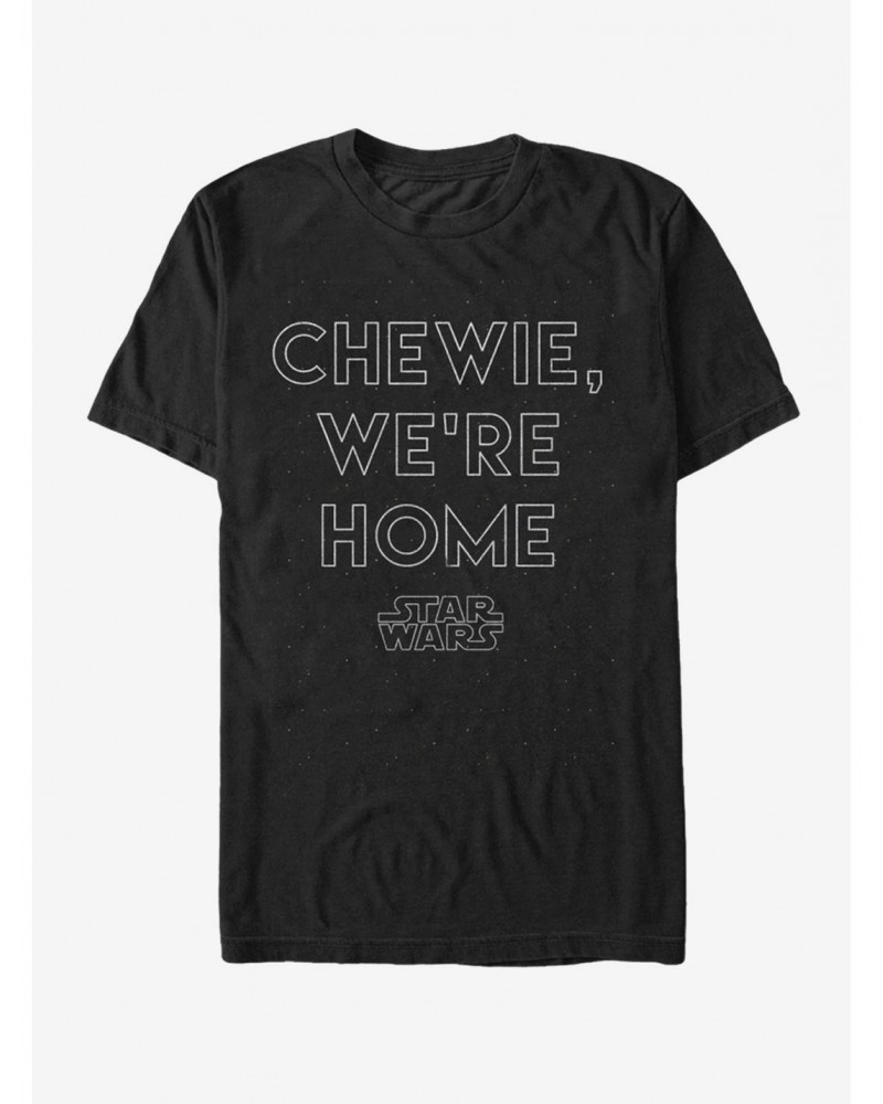 Star Wars Chewie We're Home T-Shirt $4.81 T-Shirts