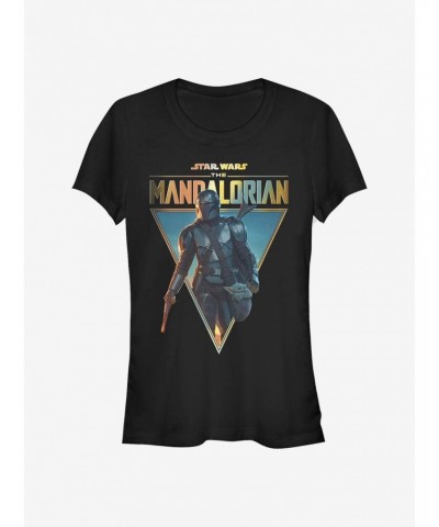 Star Wars The Mandalorian Mando And The Child Poster Girls T-Shirt $5.34 T-Shirts