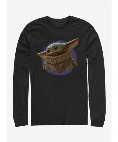 Star Wars The Mandalorian The Child Purple Ball Long-Sleeve T-Shirt $8.42 T-Shirts