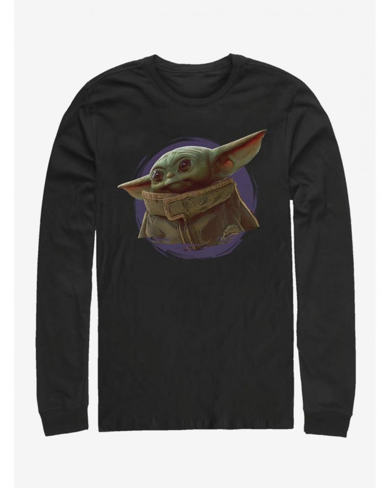 Star Wars The Mandalorian The Child Purple Ball Long-Sleeve T-Shirt $8.42 T-Shirts