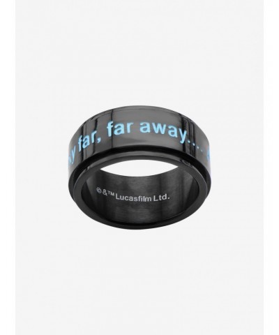 Star Wars "A long time ago in a galaxy far away" Spinner Ring $7.43 Rings