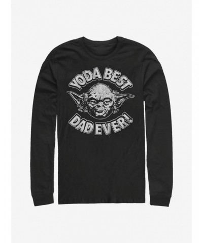 Star Wars Yoda Best Dad Long-Sleeve T-Shirt $12.90 T-Shirts