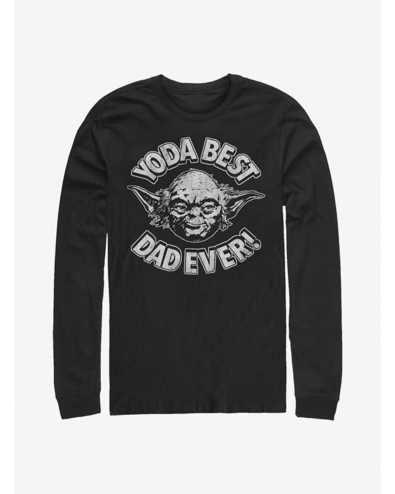 Star Wars Yoda Best Dad Long-Sleeve T-Shirt $12.90 T-Shirts