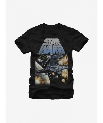 Star Wars Star Destroyer Battle T-Shirt $6.21 T-Shirts