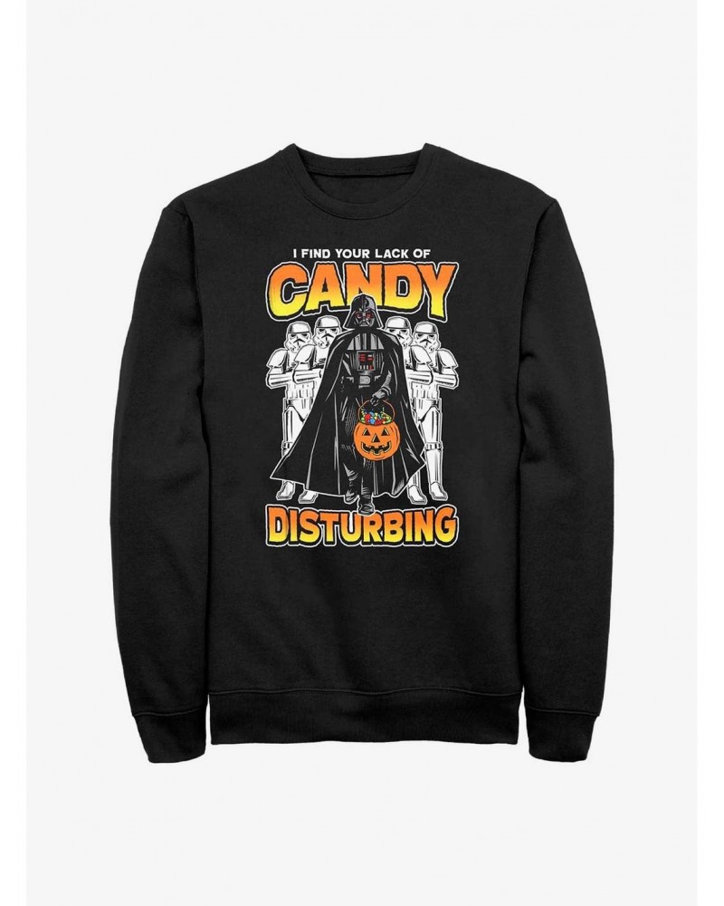 Star Wars Darth Vader Lack Of Candy Disturbing Sweatshirt $10.04 Sweatshirts