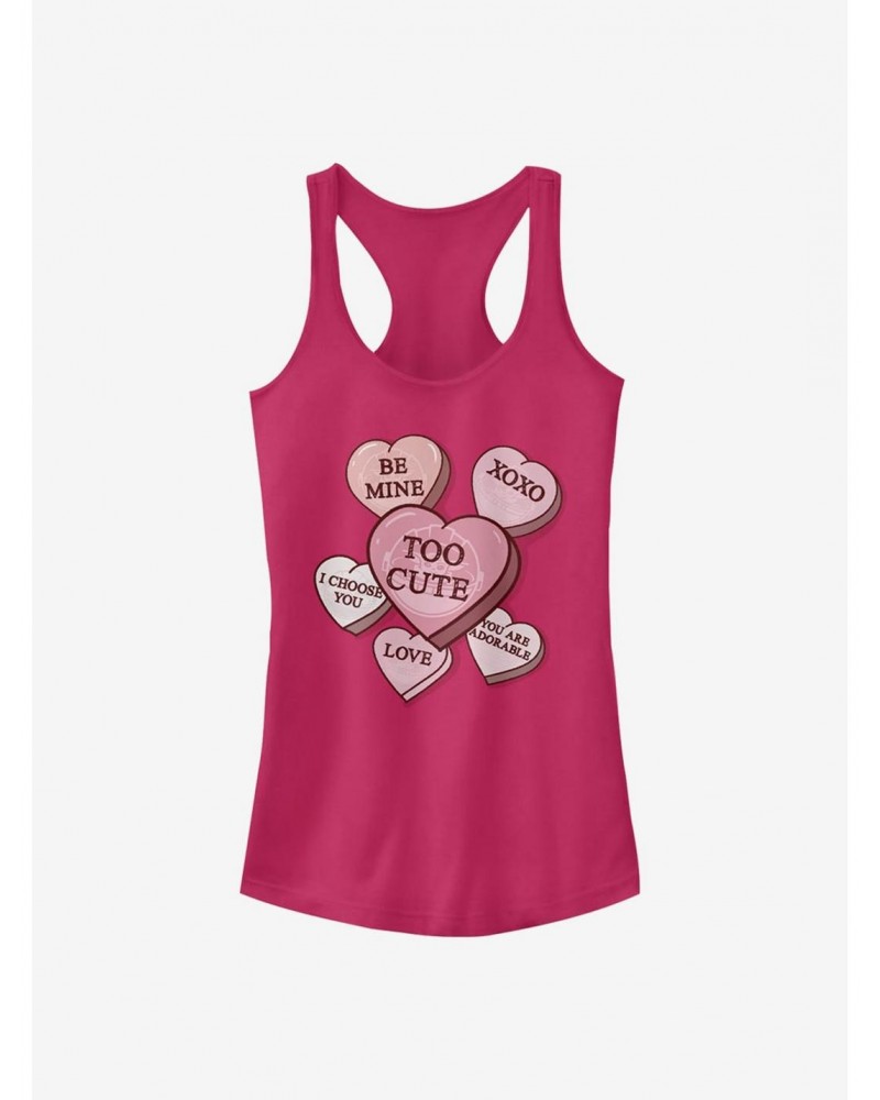 Star Wars The Mandalorian The Child Candy Hearts Girls Tank $7.37 Tanks