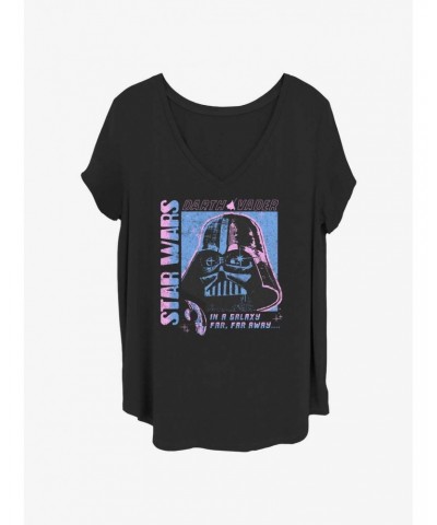 Star Wars Pop Style Darth Vader Girls T-Shirt Plus Size $10.17 T-Shirts