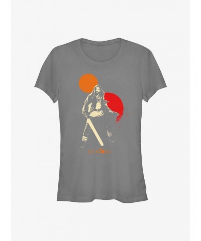 Star Wars Obi-Wan Kenobi Two Suns Hero Girls T-Shirt $7.93 T-Shirts