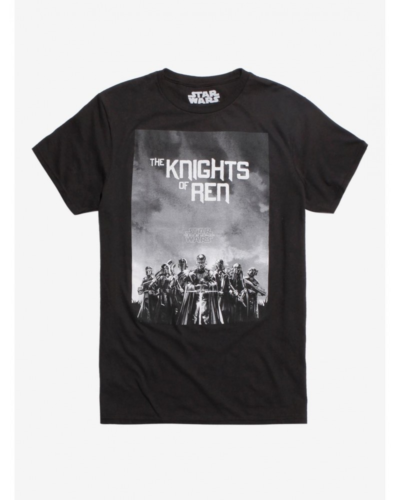 Our Universe Star Wars: The Rise Of Skywalker The Knights Of Ren Black & White T-Shirt $5.28 T-Shirts