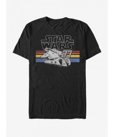 Star Wars Falcon Stripes T-Shirt $5.44 T-Shirts