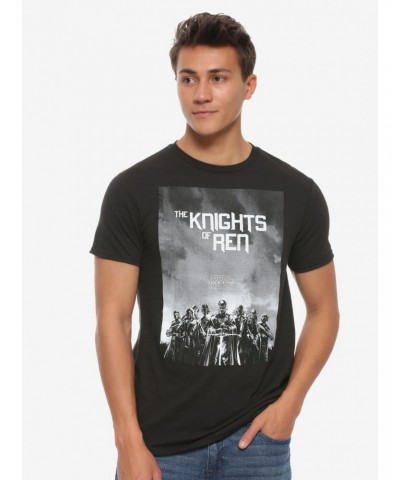 Our Universe Star Wars: The Rise Of Skywalker The Knights Of Ren Black & White T-Shirt $5.28 T-Shirts