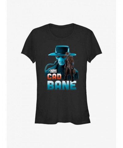 Star Wars The Book Of Boba Fett Cad Bane Girls T-Shirt $7.28 T-Shirts