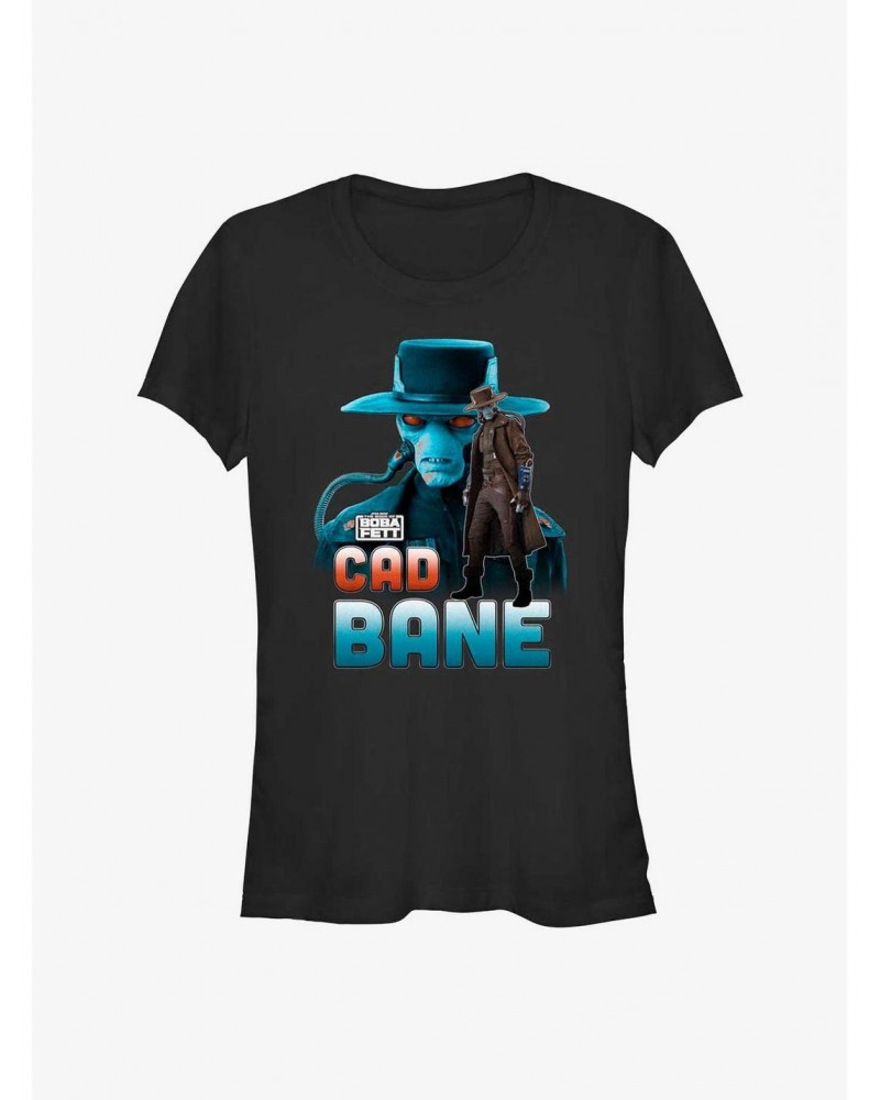 Star Wars The Book Of Boba Fett Cad Bane Girls T-Shirt $7.28 T-Shirts