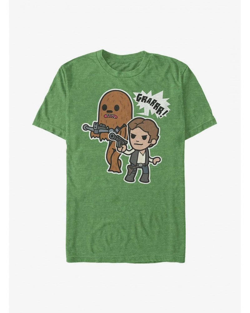 Star Wars Han Solo And Chewbacca Girls T-Shirt $8.09 T-Shirts