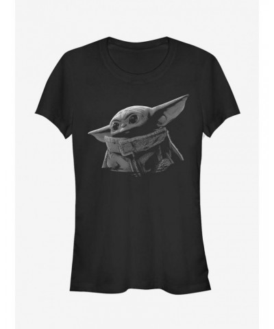 Star Wars The Mandalorian The Child Green Grey Girls T-Shirt $5.66 T-Shirts