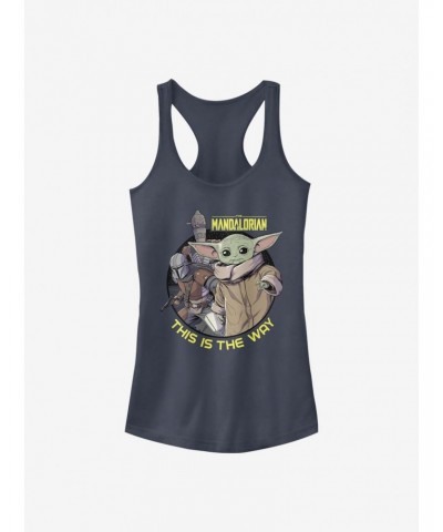 Star Wars The Mandalorian Three's A Charm Girls Tank $8.96 Tanks