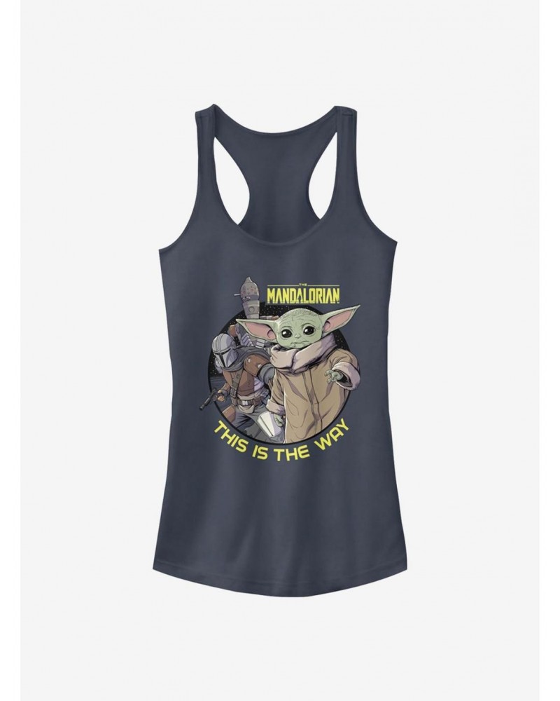 Star Wars The Mandalorian Three's A Charm Girls Tank $8.96 Tanks