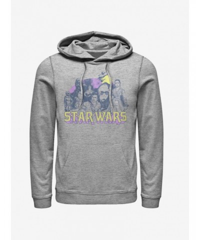 Star Wars Episode IX The Rise Of Skywalker Retro Rebel Hoodie $12.21 Hoodies