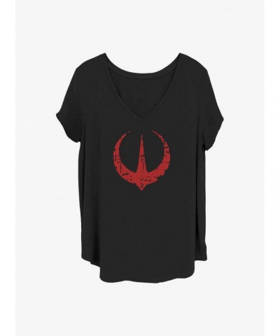 Star Wars Andor Symbol Girls T-Shirt Plus Size $7.63 T-Shirts