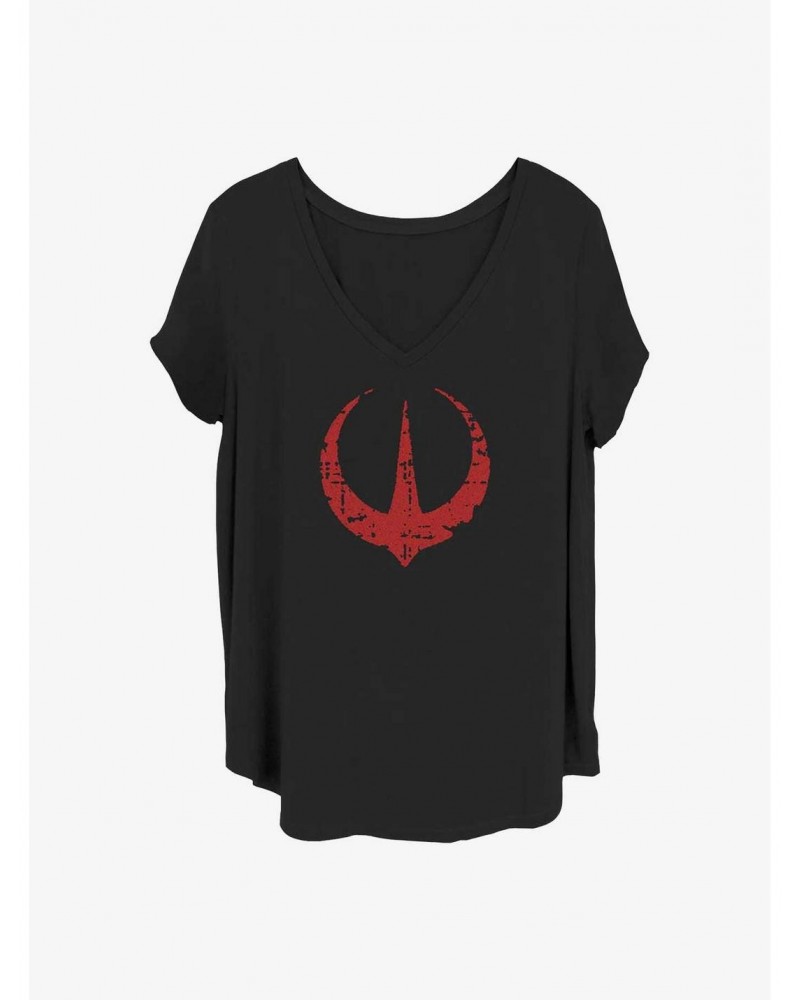 Star Wars Andor Symbol Girls T-Shirt Plus Size $7.63 T-Shirts