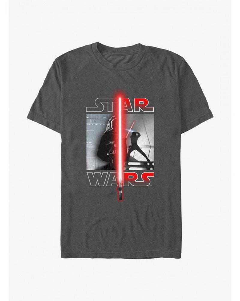 Star Wars Vader Luke Split T-Shirt $5.44 T-Shirts