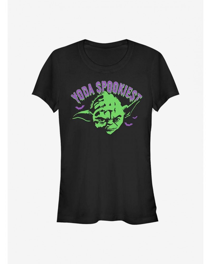 Star Wars Yoda Spooky Girls T-Shirt $5.02 T-Shirts