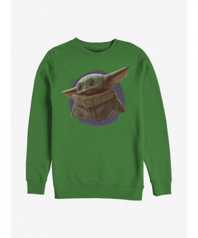 Star Wars The Mandalorian The Child Frame Crew Sweatshirt $14.17 Sweatshirts