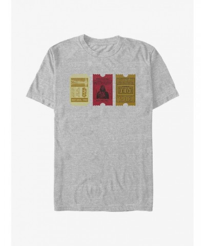 Star Wars Return of the Jedi 40th Anniversary Ticket Stubs T-Shirt $7.30 T-Shirts