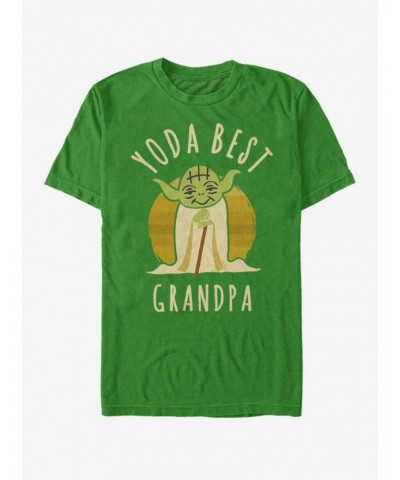 Star Wars Best Grandpa Yoda Says T-Shirt $6.83 T-Shirts