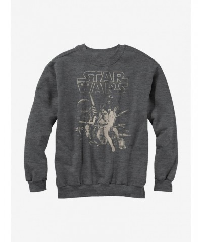 Star Wars Classic Poster Sweatshirt $12.69 Sweatshirts