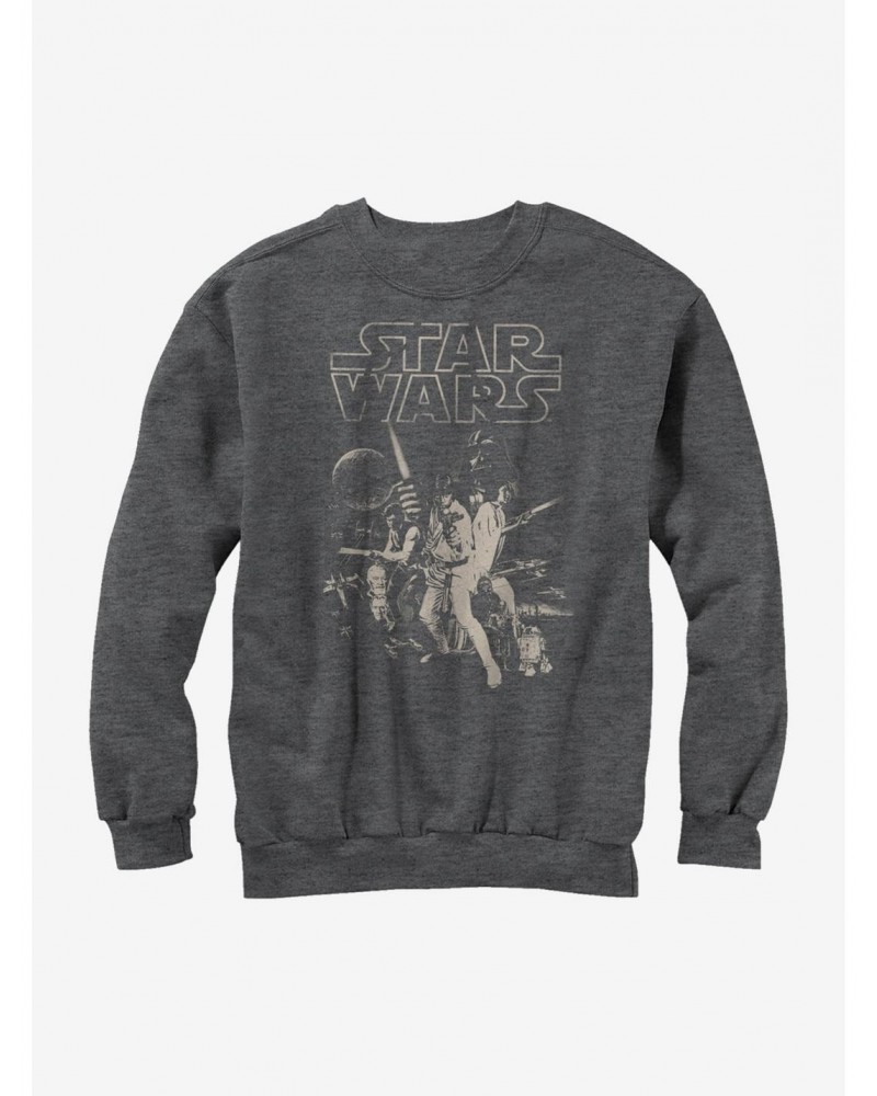 Star Wars Classic Poster Sweatshirt $12.69 Sweatshirts