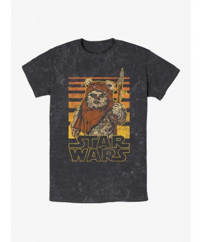 Star Wars Ewok Gradient Mineral Wash T-Shirt $7.74 T-Shirts