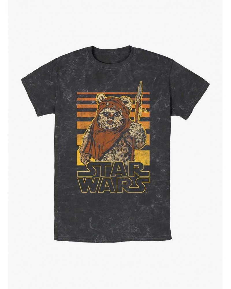 Star Wars Ewok Gradient Mineral Wash T-Shirt $7.74 T-Shirts