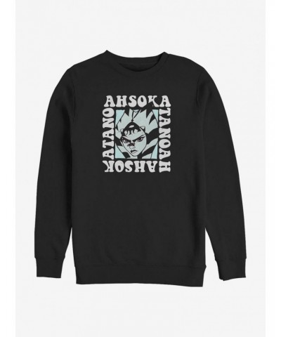 Star Wars Forces Of Destiny Ahsoka Groovy Crew Sweatshirt $13.28 Sweatshirts