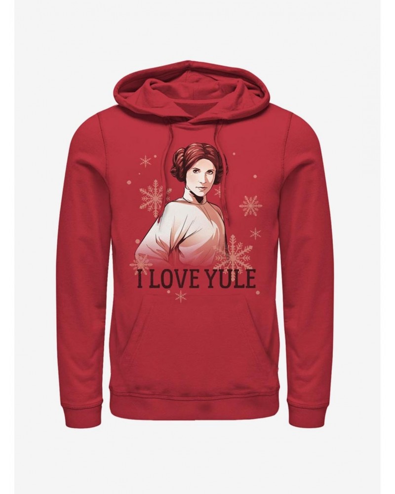 Star Wars Princess Leia I Love Yule Hoodie $13.65 Hoodies