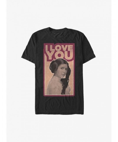 Star Wars Leia I Love You Extra Soft T-Shirt $8.35 T-Shirts