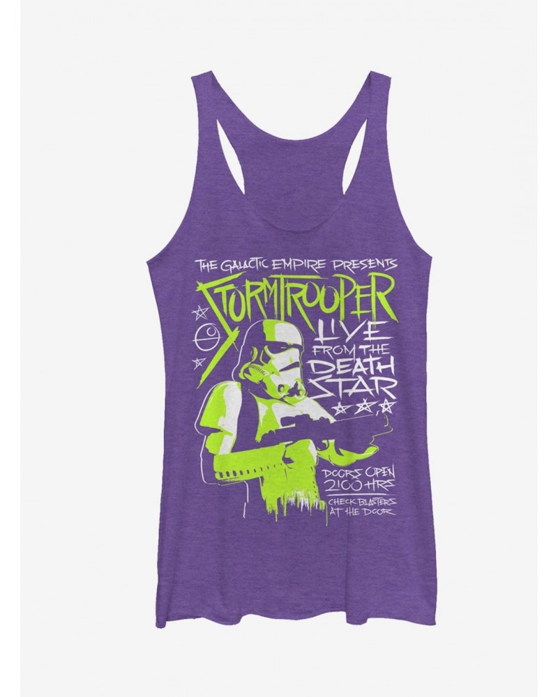 Star Wars Stormtrooper Concert Poster Girls Tanks $7.04 Tanks