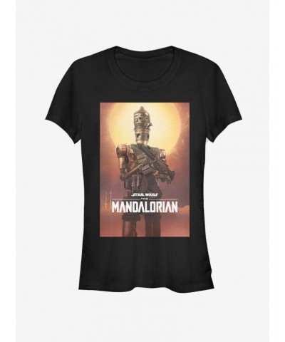 Star Wars The Mandalorian Droid Poster Girls T-Shirt $5.50 T-Shirts